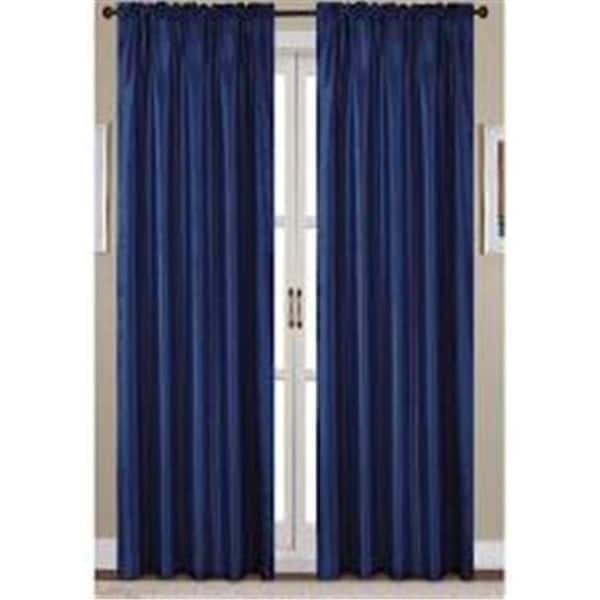 Rt Designers Collection RT Designers Collection PNN08697 Nikki Faux Silk 54 x 95 in. Rod Pocket Panel; White PNN08697 - main